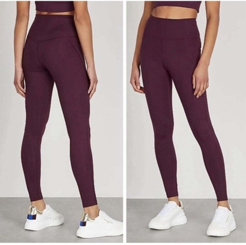Girlfriend Collective Compressive High Rise 7/8 Leggings Plum Purple Size Small